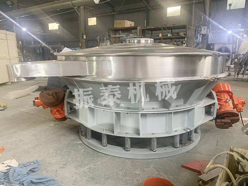 山東1800型重型直排篩生產(chǎn)已發(fā)出，請廖經(jīng)理注意查收！