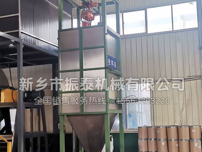 噸袋拆包機生產已完成，發(fā)往江西，請魏經理查收！