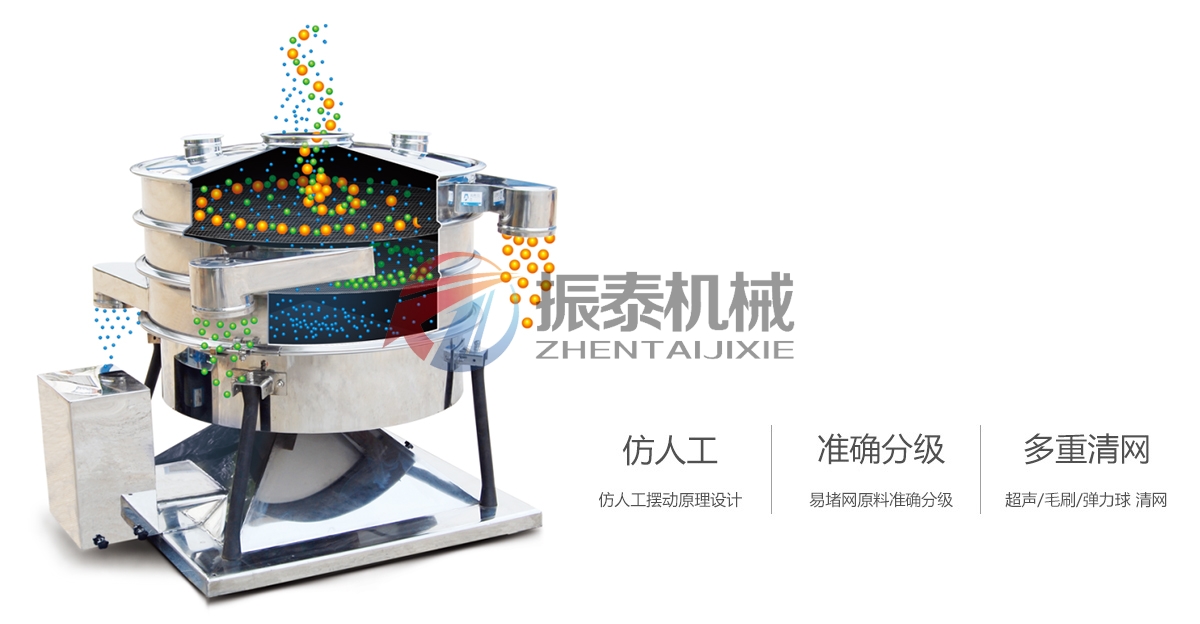 氨基酸圓形搖擺篩的工作原理